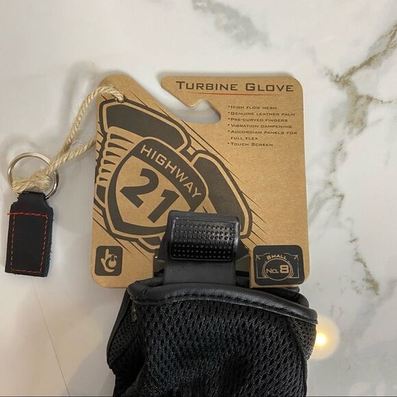 Highway 21 S Mens Mesh Turbine Riding Glove NWT - Picture 4 of 12